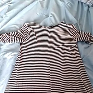 Old Navy, Black and White Strip Dress